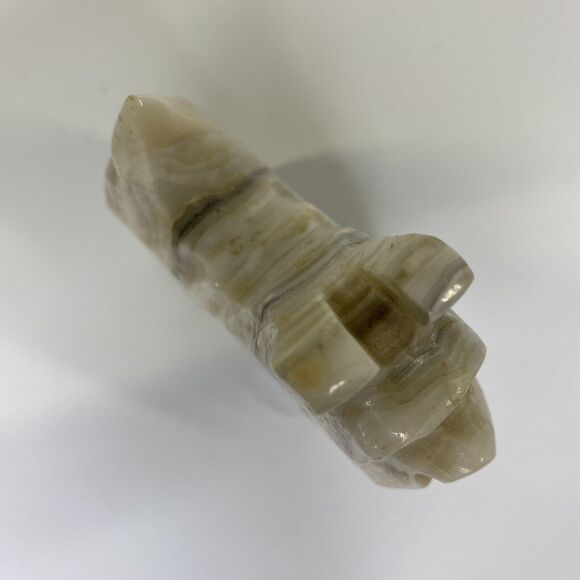 Carved Stone Scottish Scotty Terrier Dog Onyx? Marble? Rock 3” Figurine - Picture 7 of 10